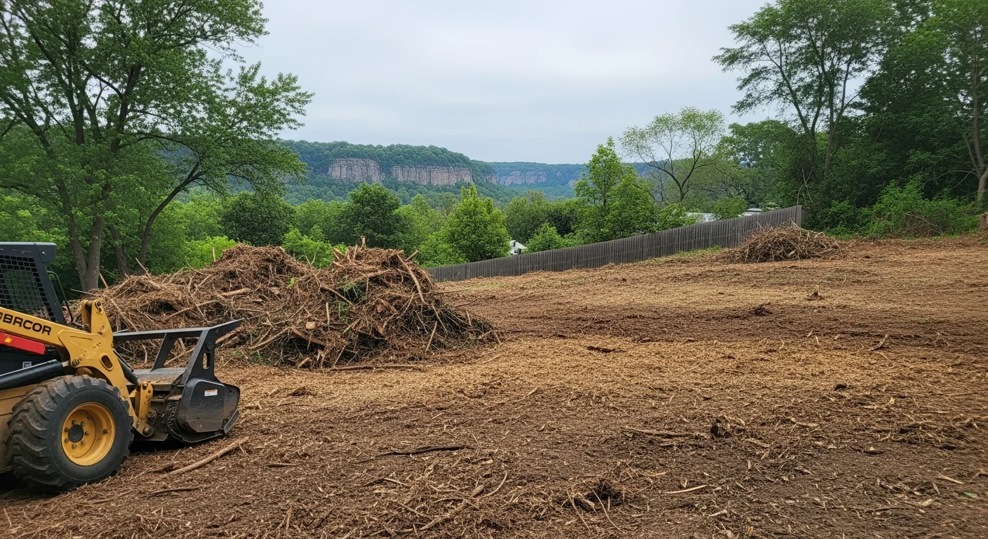 Land clearing and brush removal service
