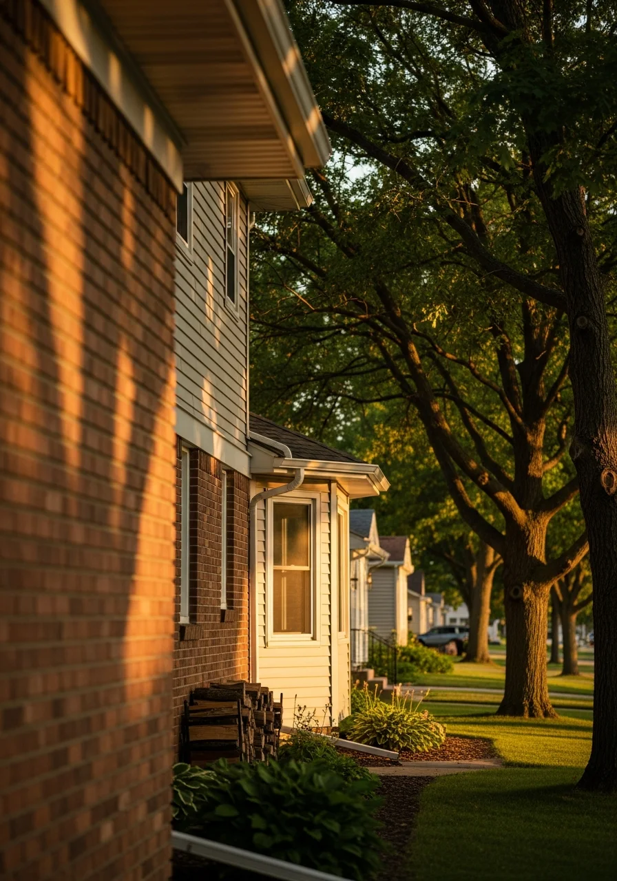 Exterior renovation detail on a Rochester home showing quality craftsmanship.
